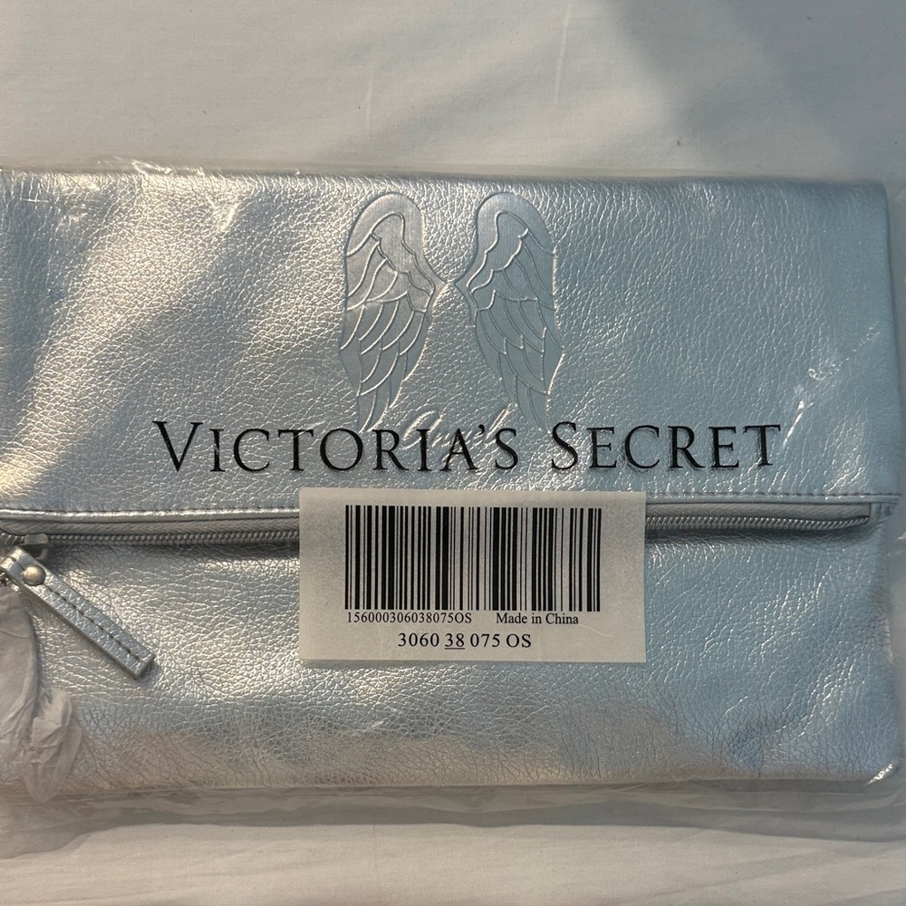Victoria's Secret Metallic Silver Clutch